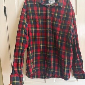 Duluth Trading Co Men's Vibrant Plaid Button Down Shirt